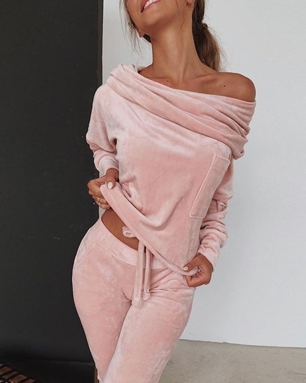 Damen-Trainingsanzug rosa S