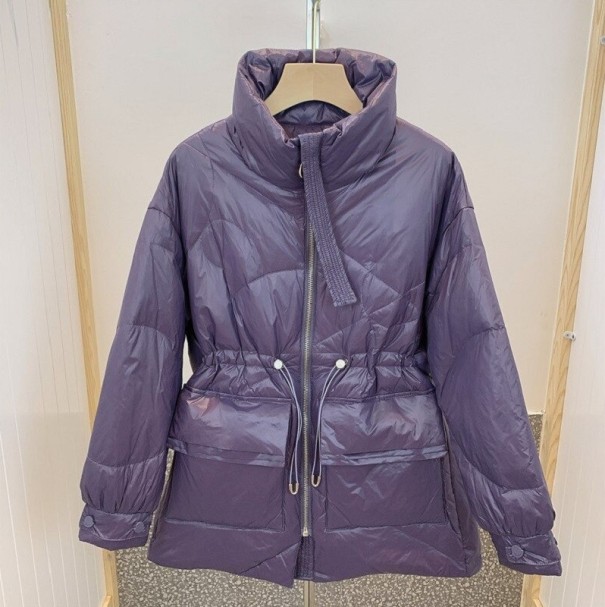 Damen-Winter-Daunenjacke P1890 lila S