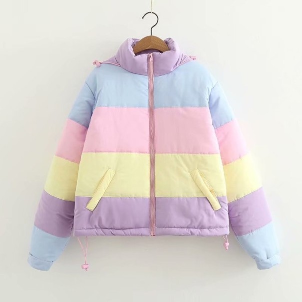 Damen Winter-Regenbogenjacke P1752 M