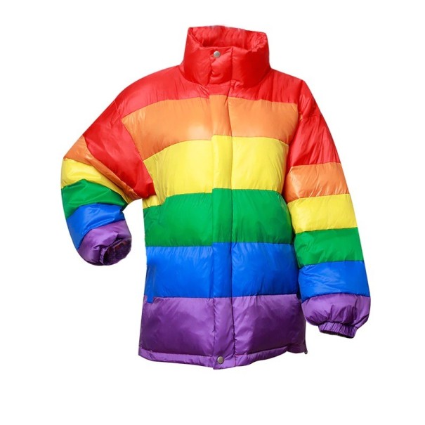 Damen Winter-Regenbogenjacke P1908 XS