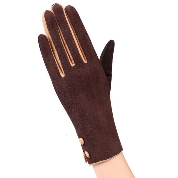 Damen-Winterhandschuhe A1 braun