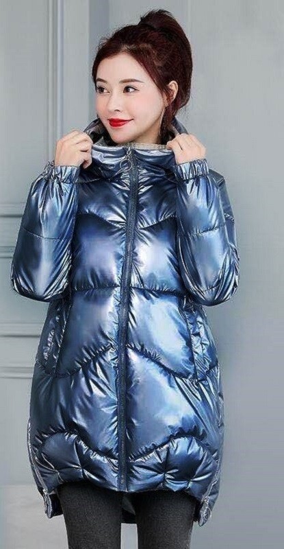 Damen-Winterjacke A3060 hellblau L