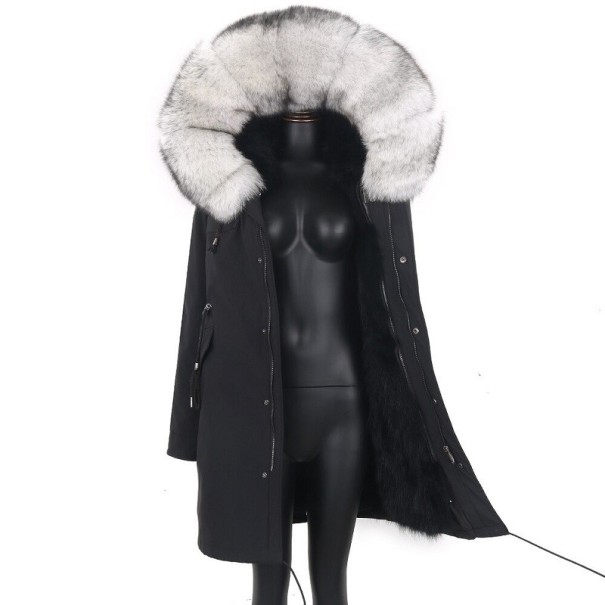 Damen-Winterjacke mit Fell P1729 3XL 19