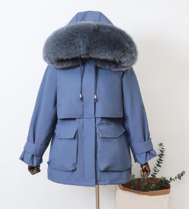 Damen-Winterjacke mit Fell S 7