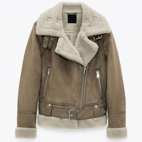 Damen-Winterjacke P1632 braun M