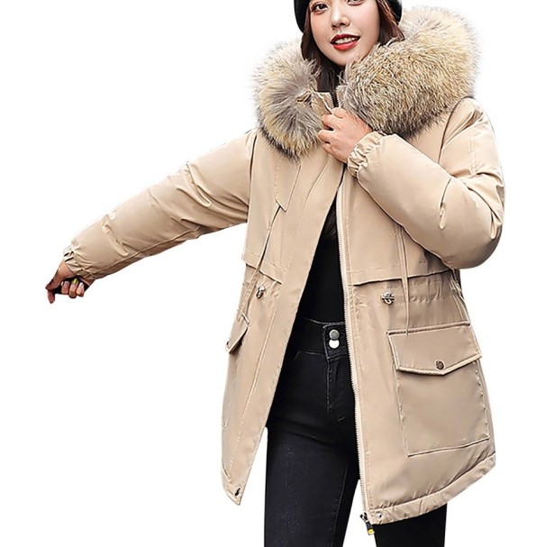 Damen-Winterjacke P1788 beige S
