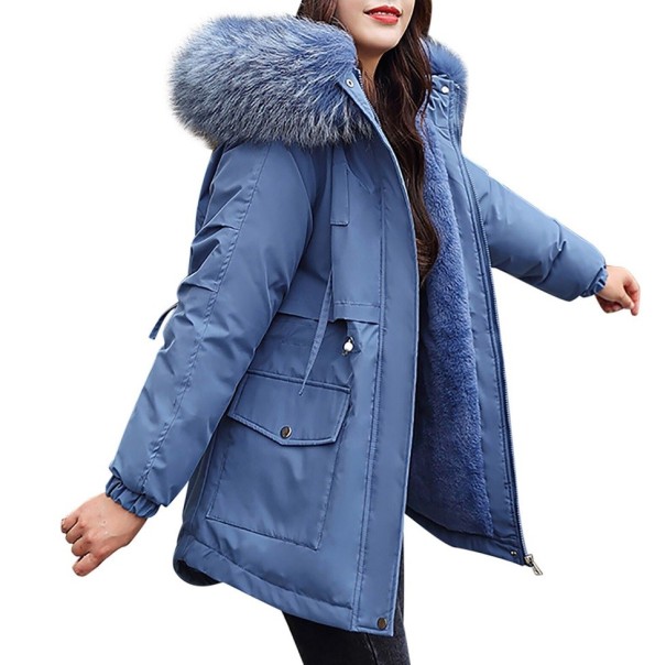 Damen-Winterjacke P1788 blau M