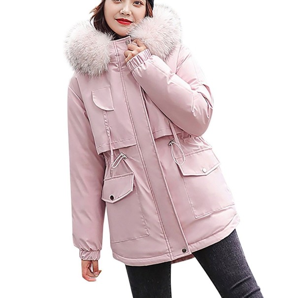 Damen-Winterjacke P1788 rosa M