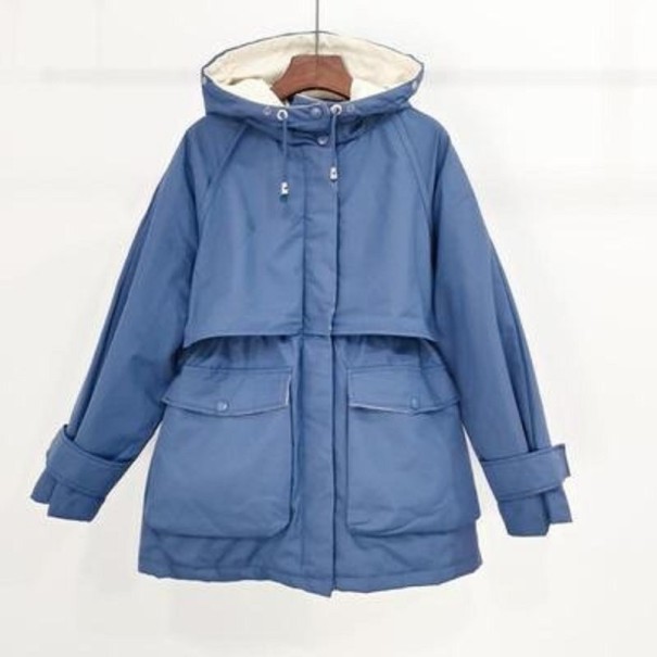 Damen-Winterjacke P1801 blau L