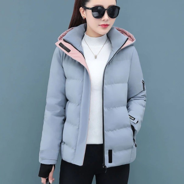 Damen-Winterjacke P1849 blau L