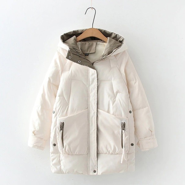 Damen-Winterjacke P2063 beige M