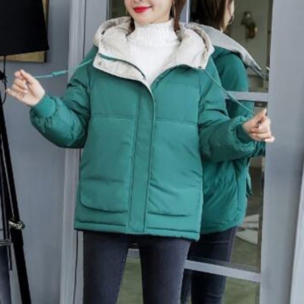 Damen-Winterjacke P2242 dunkelgrün S