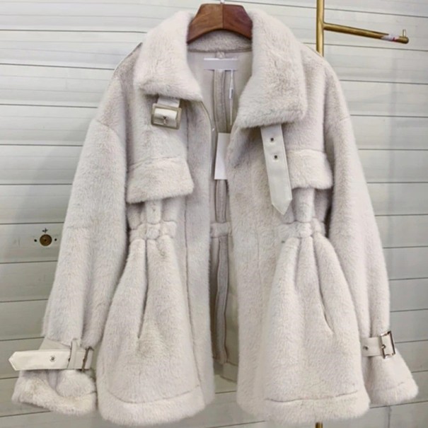 Damen-Winterjacke P2275 creme S
