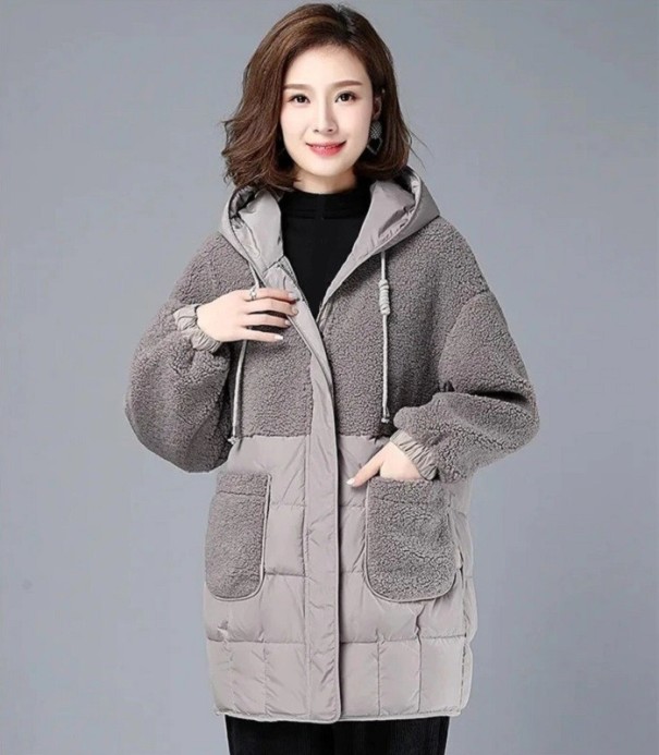 Damen-Winterjacke P2361 beige M