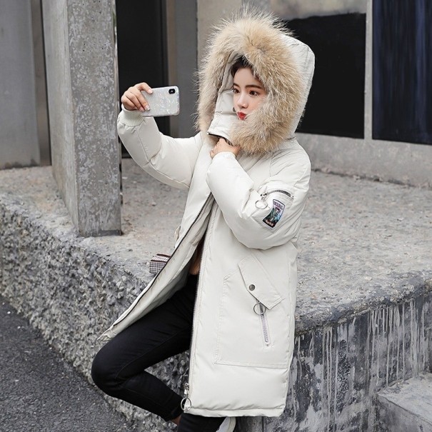 Damen-Winterjacke P2391 creme S