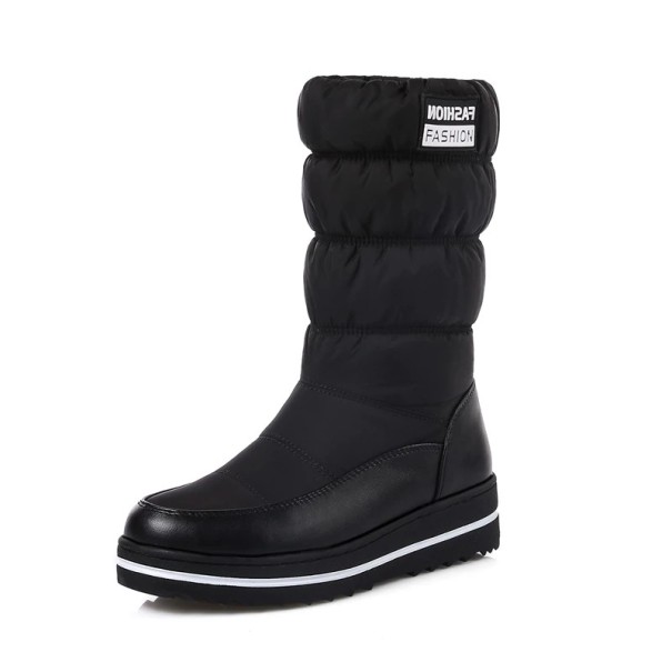 Damen-Winterstiefel FASHION J1806 schwarz 36