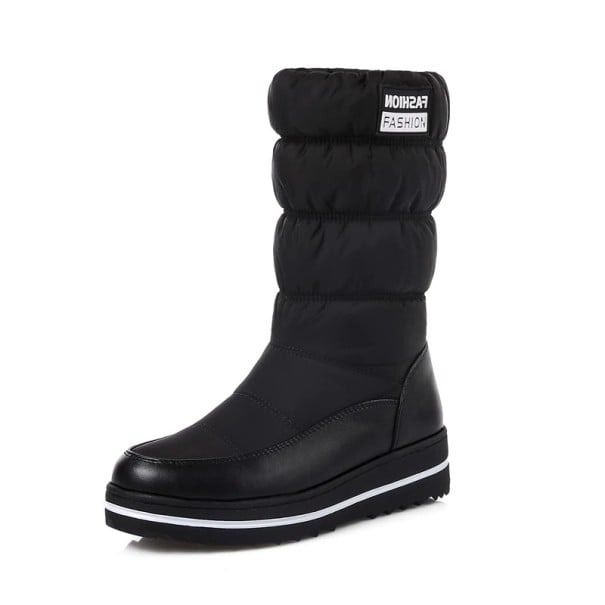 Damen-Winterstiefel FASHION J1806 schwarz 38