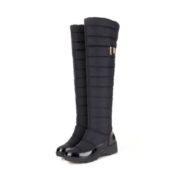 Damen-Winterstiefel J1196 schwarz 37