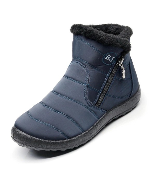 Damen-Winterstiefeletten J2433 blau 35