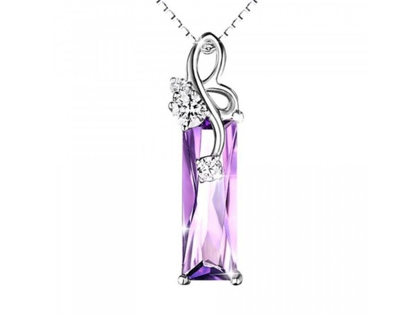 Damenanhänger mit Amethyst 2