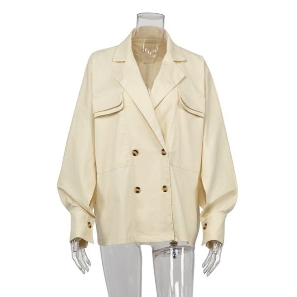 Damenblazer P1551 beige M