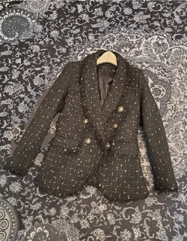 Damenblazer P1583 schwarz XS