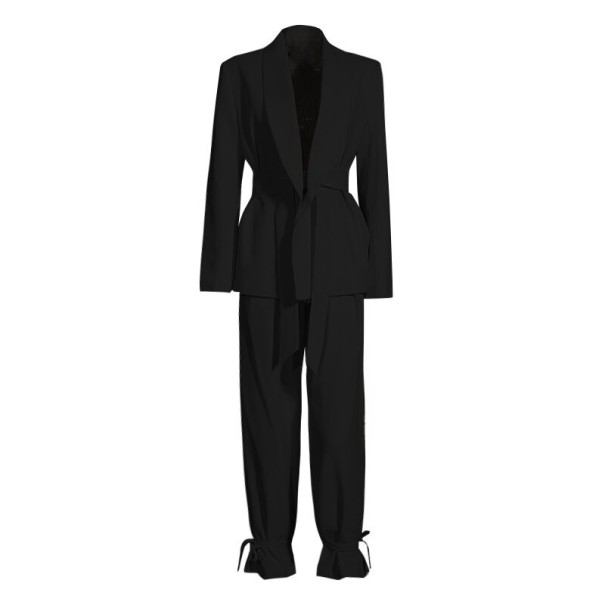 Damenblazer und Hose B1166 schwarz XS