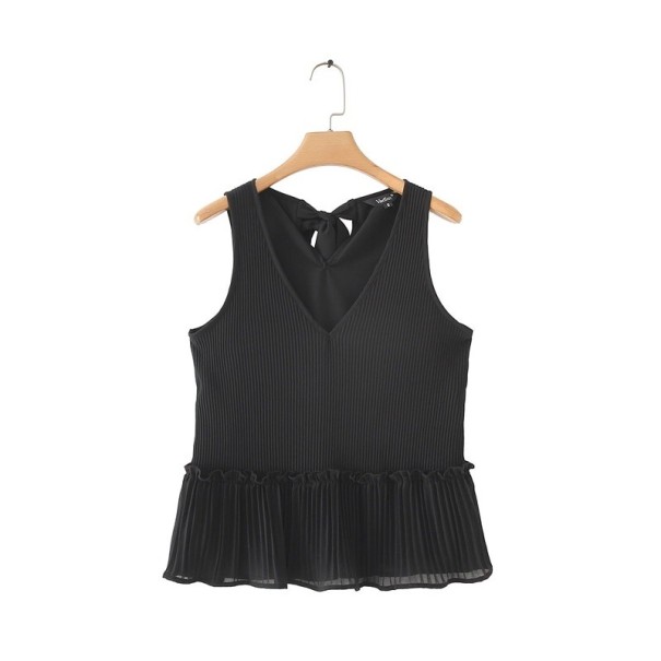 Damenbluse Carla schwarz XS