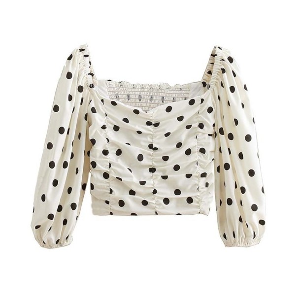 Damenbluse mit Polka Dots Millie S