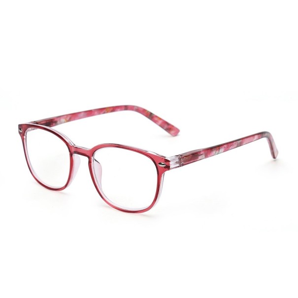 Damenbrille mit Sehstärke +0,50 J3559 rot