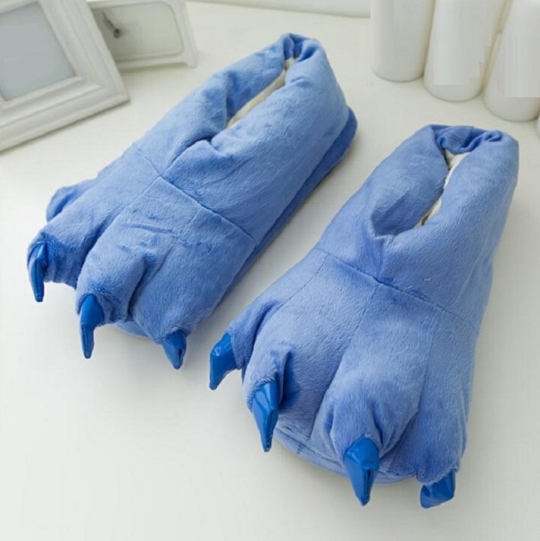 Damenclogs mit Krallen blau 34-39