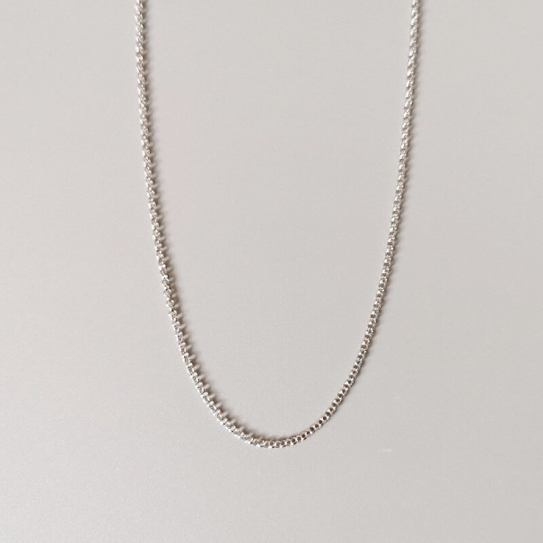 Damenhalskette M96 silbern 3