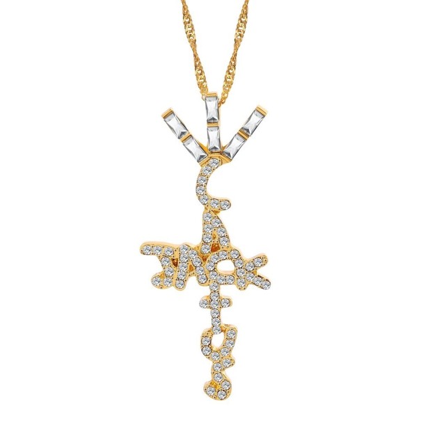 Damenhalskette mit Anhänger D120 golden