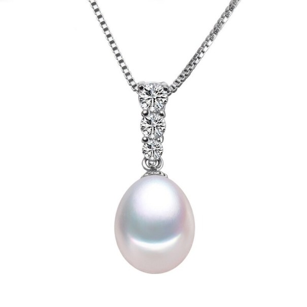 Damenhalskette mit Perle D588 2