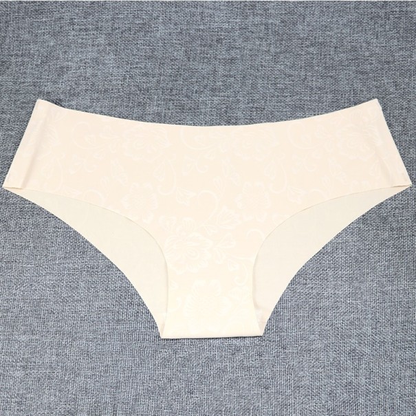 Damenhöschen mit Blumen J2367 khaki XS