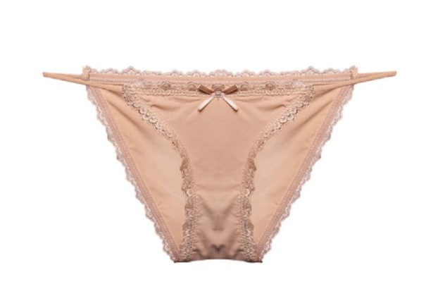 Damenhöschen mit Spitze Vanesa beige M
