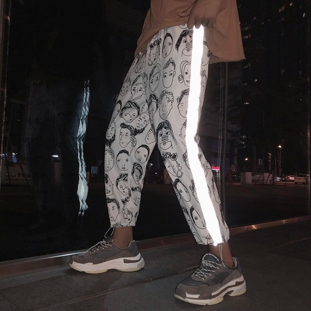 Damenhose mit reflektierendem Streifen L 1