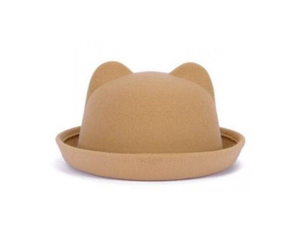 Damenhut mit Ohren beige