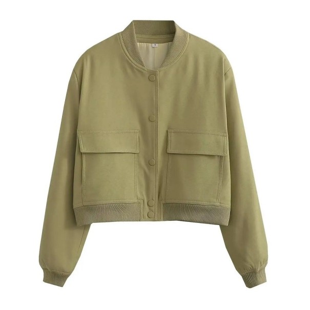 Damenjacke mit Knöpfen hellgrün S Damenjacke mit Knöpfen hellgrün S