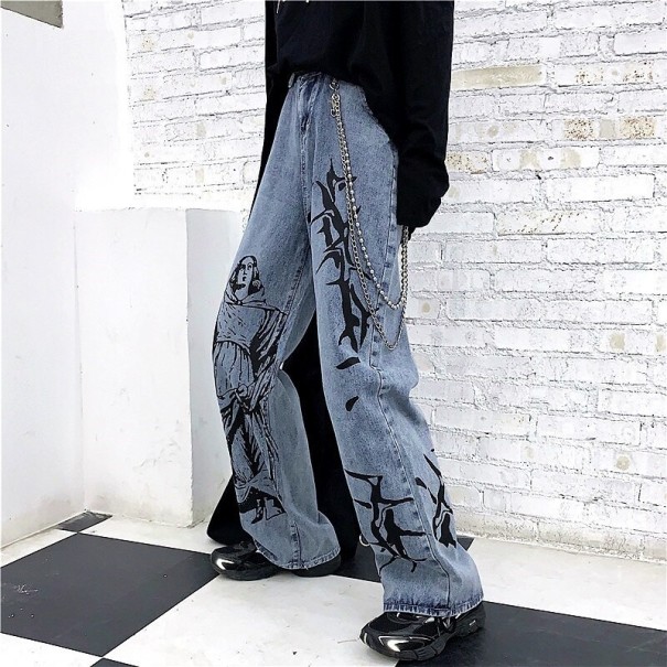 Damenjeans mit Aufdruck M