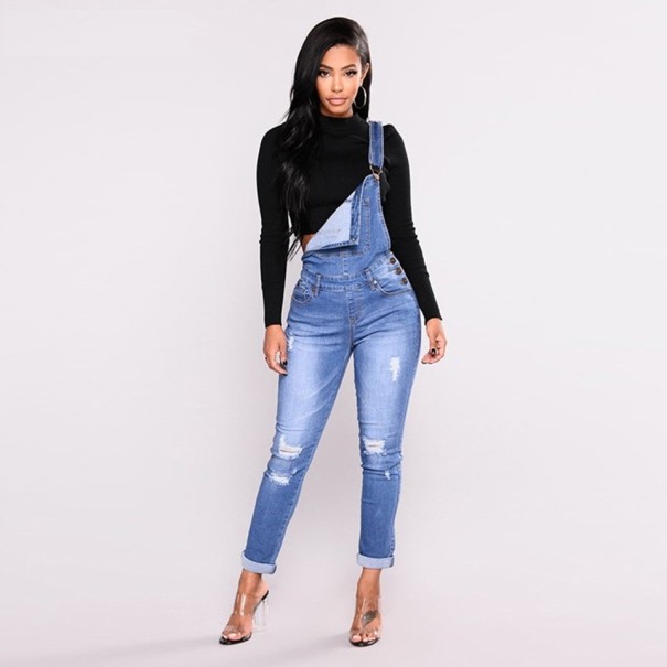 Damenjeans mit Hosenträgern M