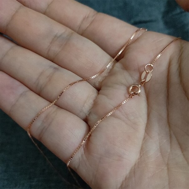 Damenkette M1 rosa 45 cm