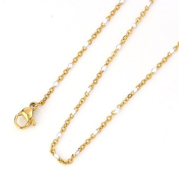 Damenkette mit Perlen 60 cm 4