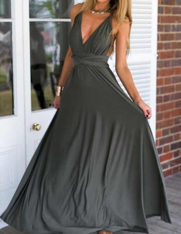 Damenkleid J3268 dunkelgrau L