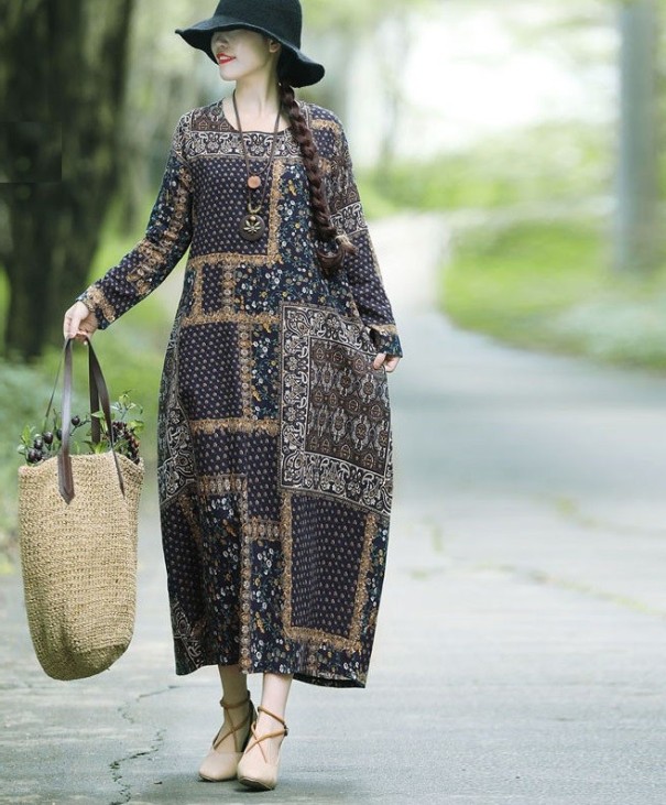 Damenkleid Jenny dunkelblau XL