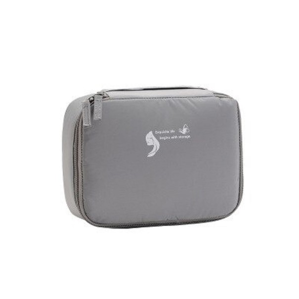 Damenkosmetiktasche T579 grau