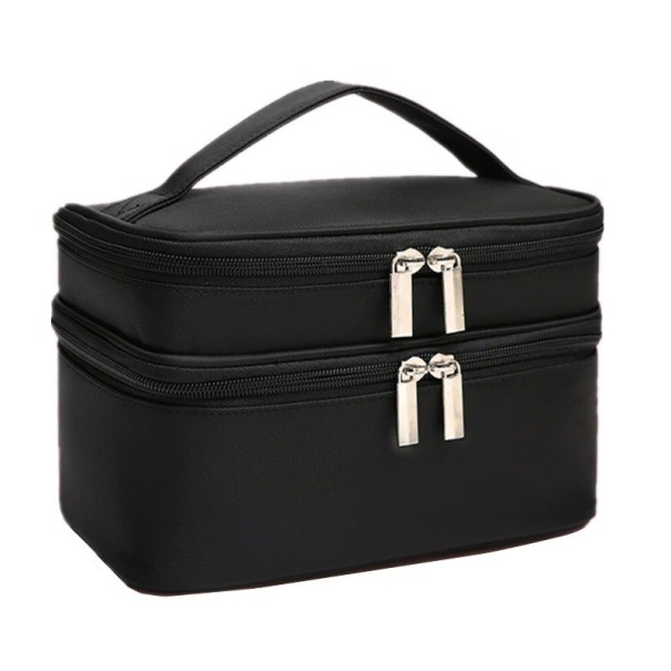 Damenkosmetiktasche T585 schwarz 1