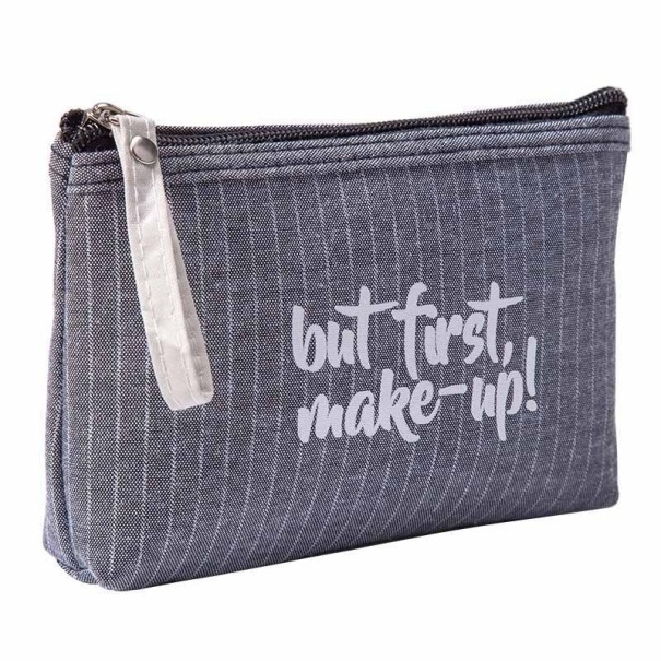 Damenkosmetiktasche T611 dunkelgrau