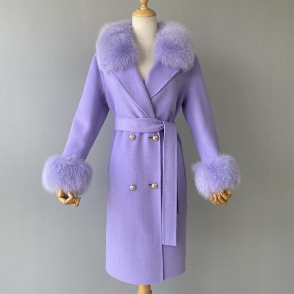 Damenmantel P2570 hellviolett S