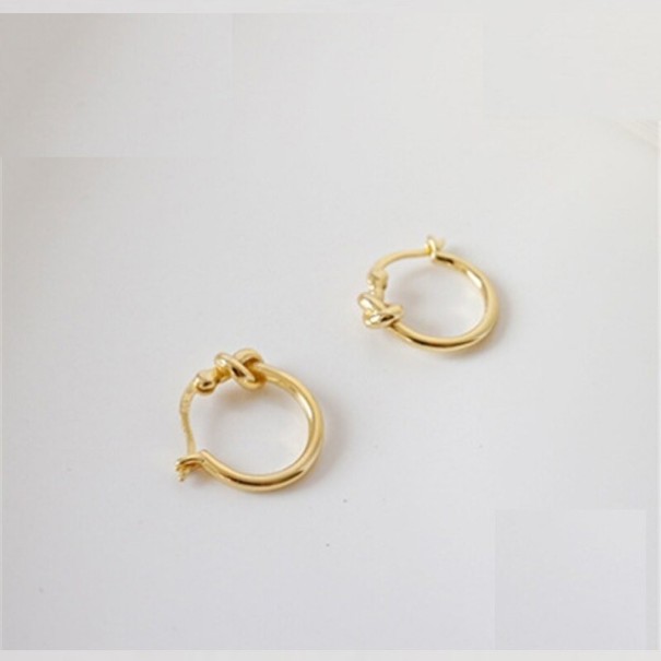 Damenohrringe Ringe R119 golden 3